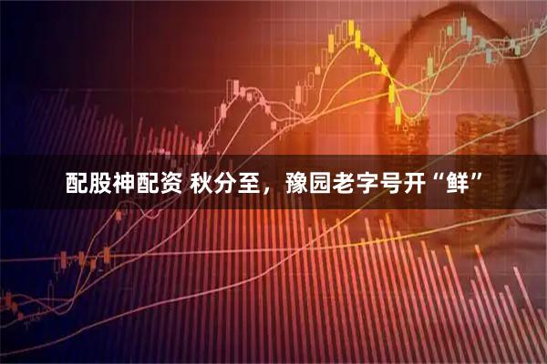 配股神配资 秋分至，豫园老字号开“鲜”